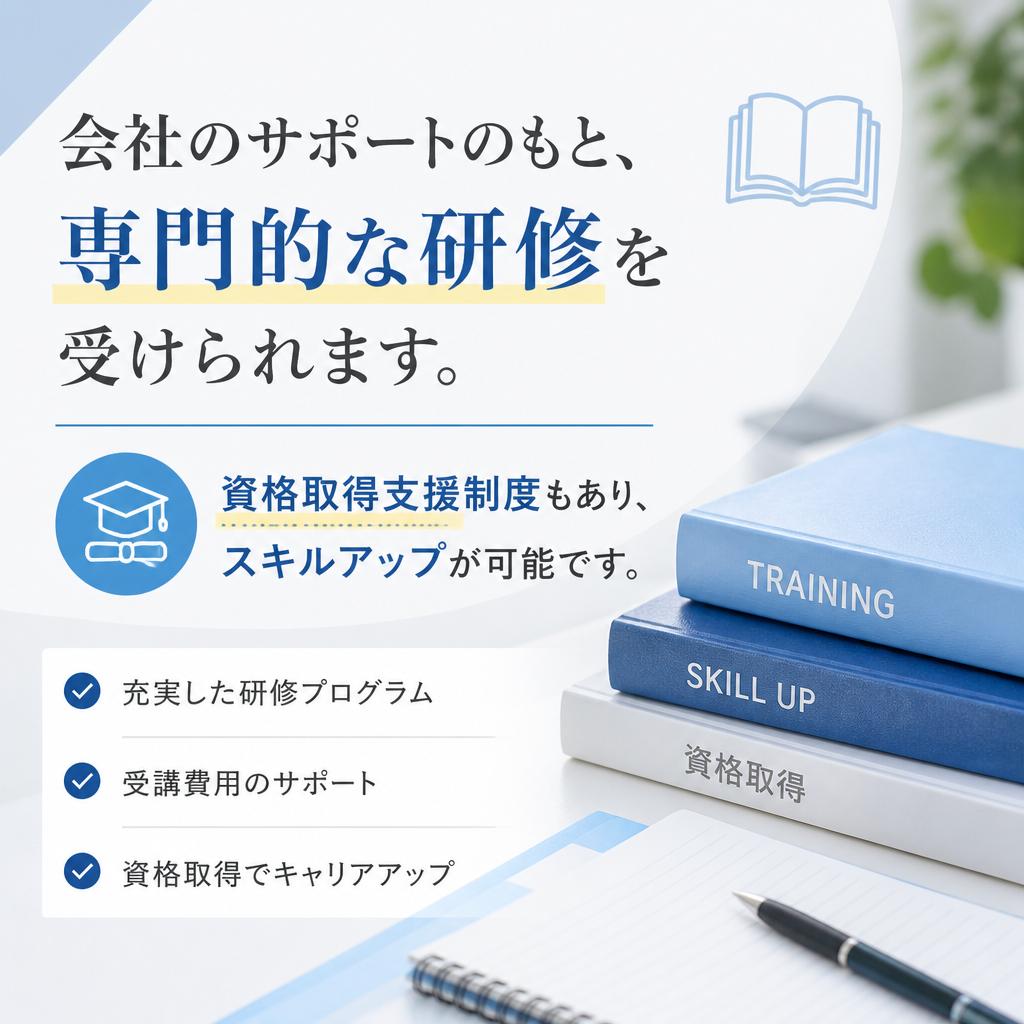 充実した研修制度
