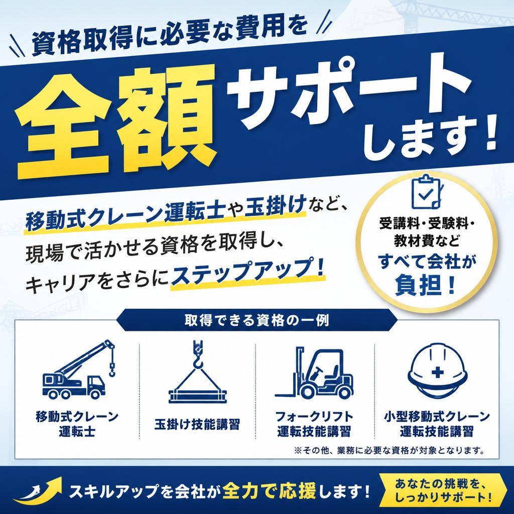 資格取得支援制度でキャリアアップを目指す