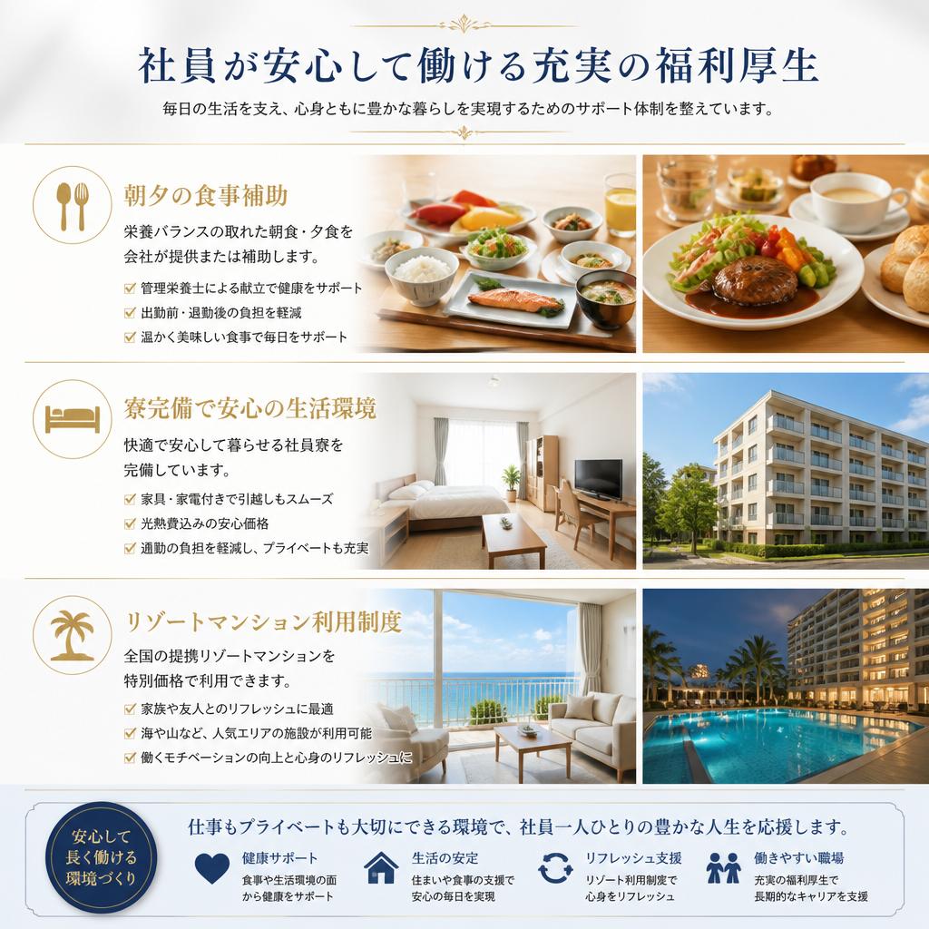 充実した福利厚生